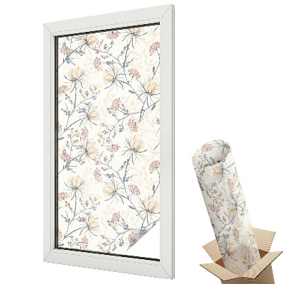 Autocolant geam termopan Florile armoniei