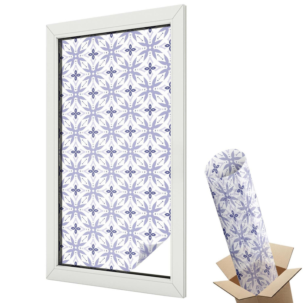 Autocolant geam termopan Modele violet