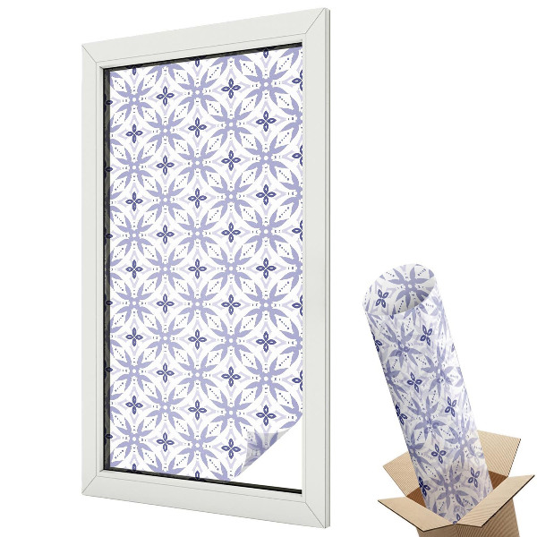 Autocolant geam termopan Modele violet