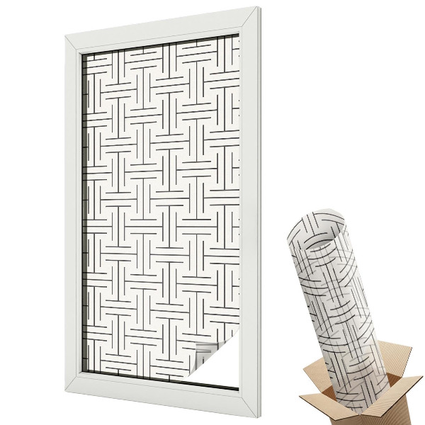 Folie geamuri protecție solară Împletitură simetrică