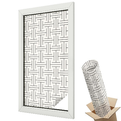 Folie geamuri protecție solară Împletitură simetrică