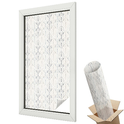 Autocolant geam termopan Model cu frunze