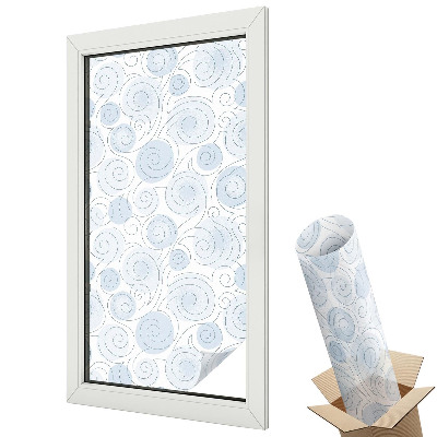 Folie geamuri protecție solară Modele spiralate