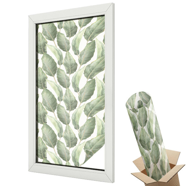 Autocolant geam termopan Frunze verzi