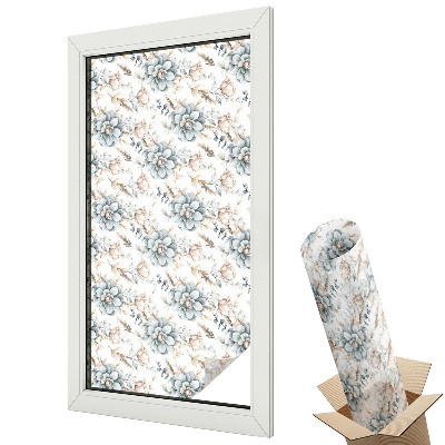 Folie pentru geamuri Eleganță florală