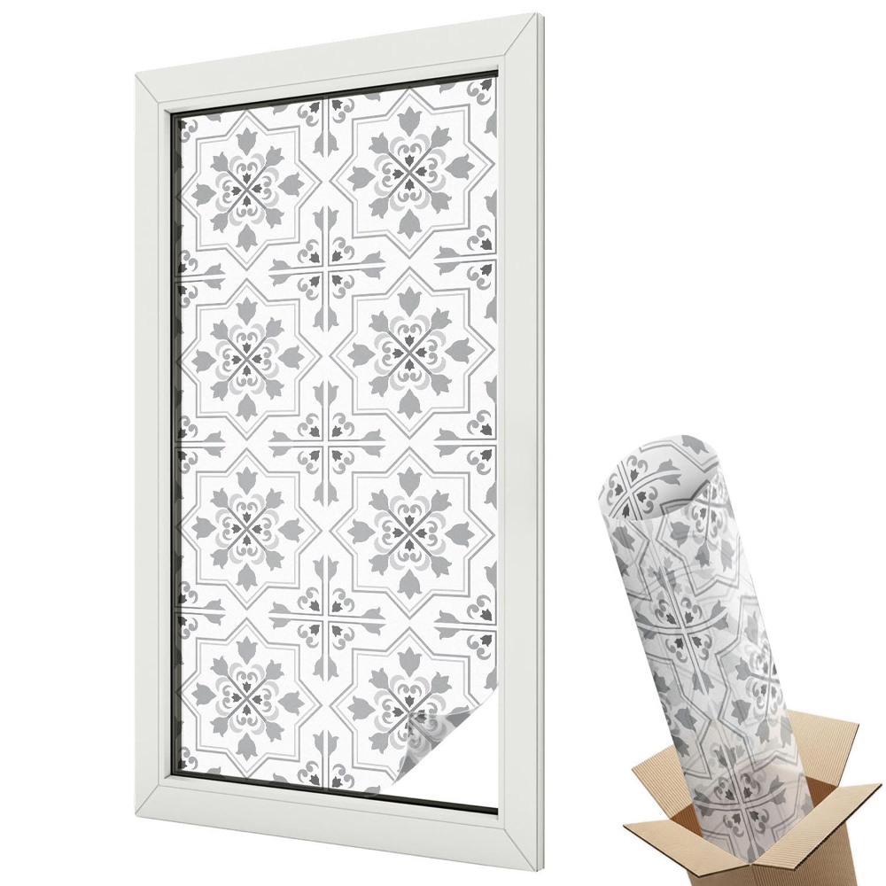 Folie pentru geam Ornamente simetrice