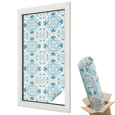 Folie pentru geamuri Plăci florale