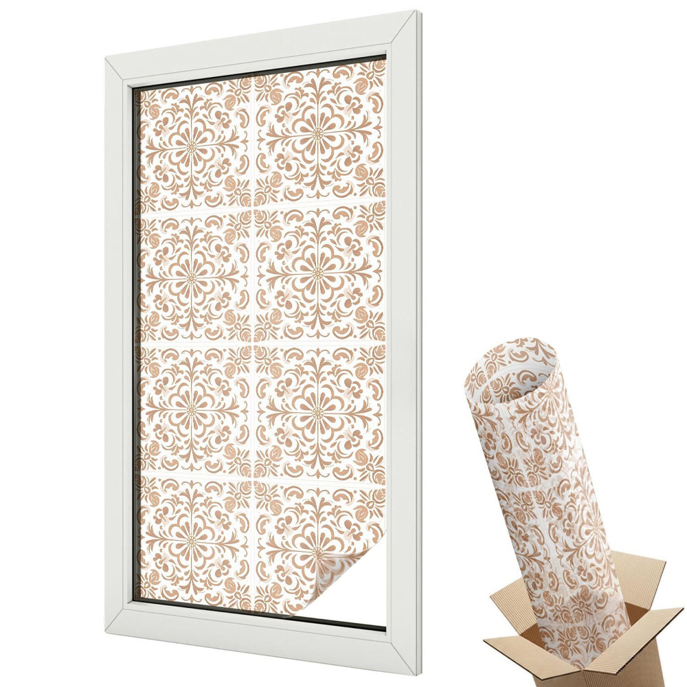 Folie geamuri protecție solară Ornament clasic