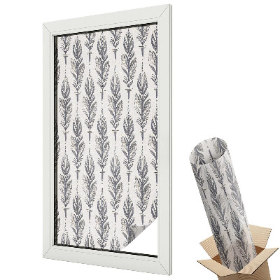 Folie pentru geam Pene elegante