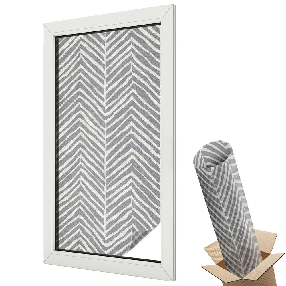 Autocolant geam termopan Model în zig-zag