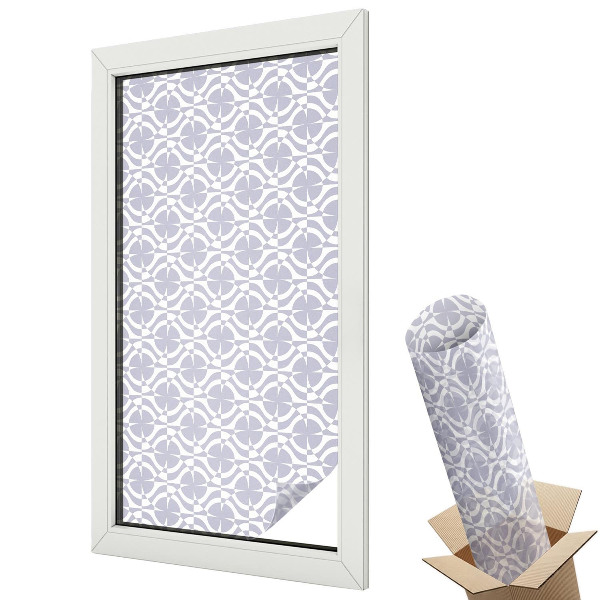 Folie geam protecție solară Simetrie violetă