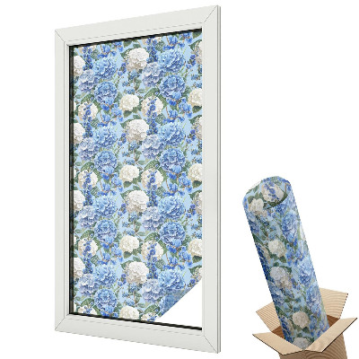 Folie geamuri protecție solară Farmecul floral