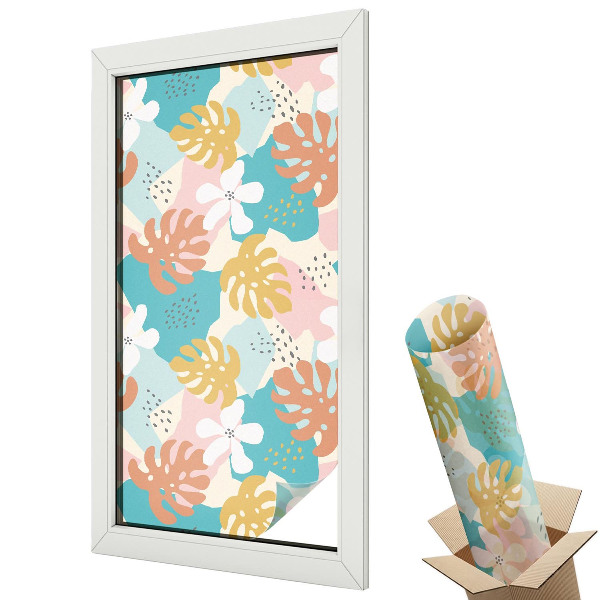 Folie pentru geam Natură exotică