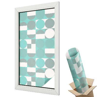 Autocolant geam termopan Forme geometrice