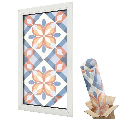 Folie pentru geamuri Simetrie colorată