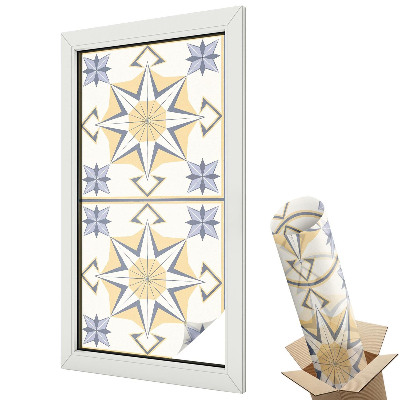 Folie pentru geamuri Stele geometrice
