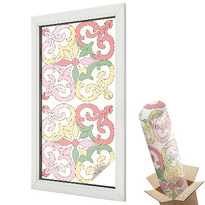 Folie pentru geam Ornamente florale