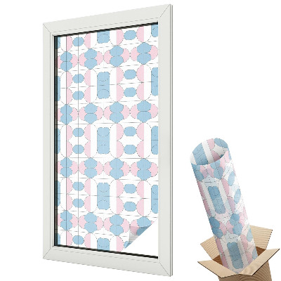 Folie geamuri protecție solară Modele pastelate