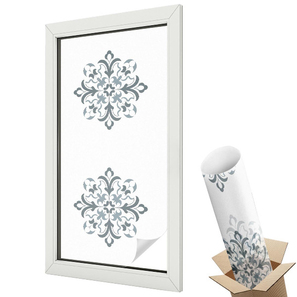 Folie geamuri protecție solară Ornament clasic