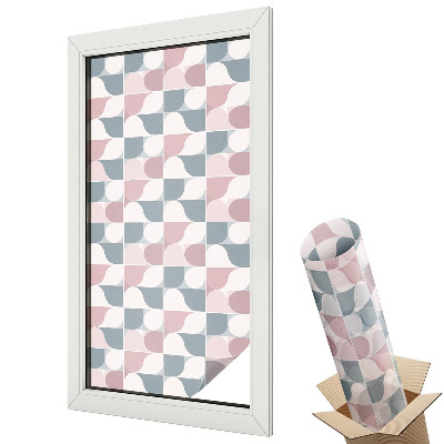 Folie pentru geam Modele pastelate
