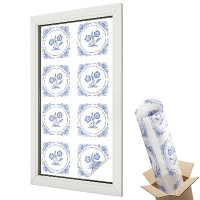 Folie pentru geamuri Flori delicate