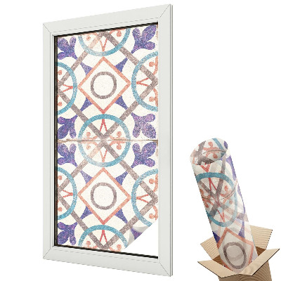 Autocolant geam termopan Mozaicuri colorate