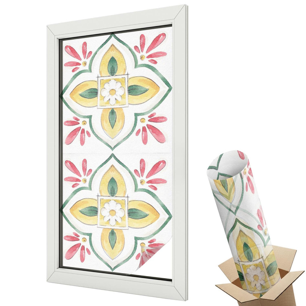 Autocolant geam termopan Ornament floral