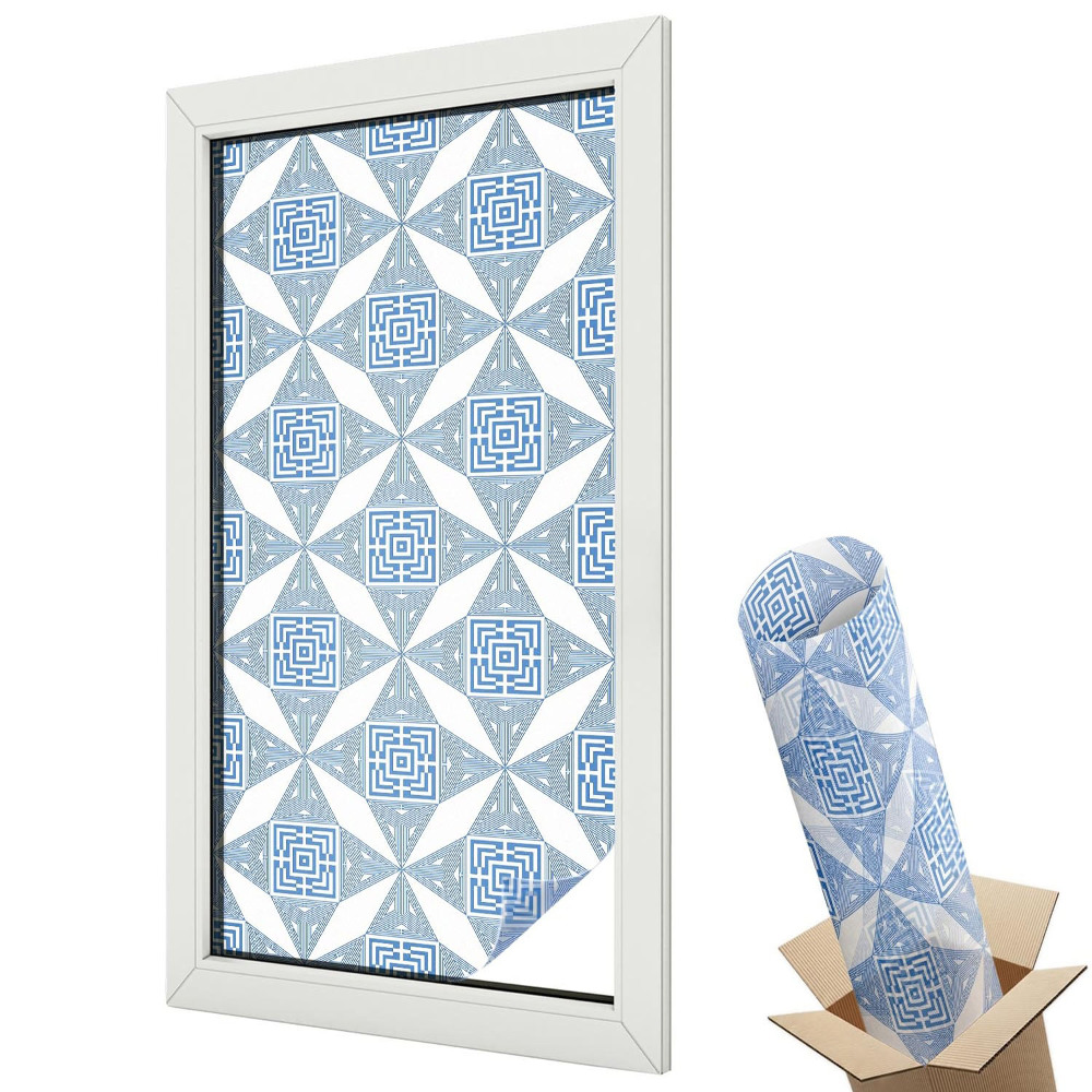 Folie pentru geamuri Labirinturi geometrice