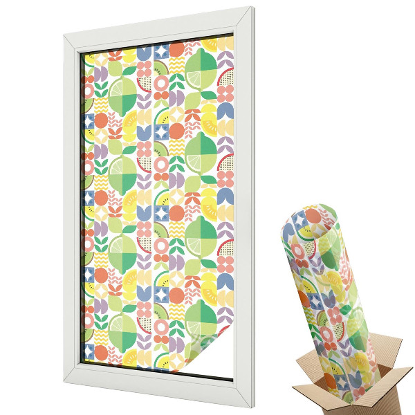 Folie geam protecție solară Fructe colorate