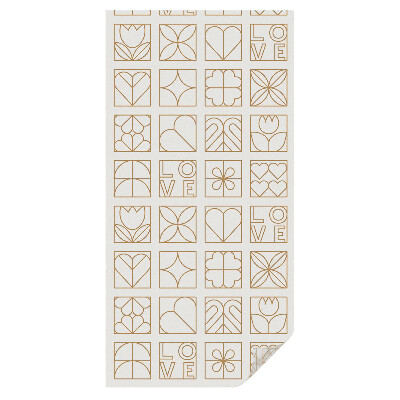 Folie pentru geamuri Iubire geometrică