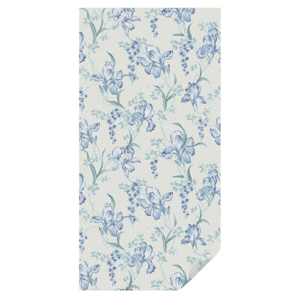 Folie geam protecție solară Flori albastre