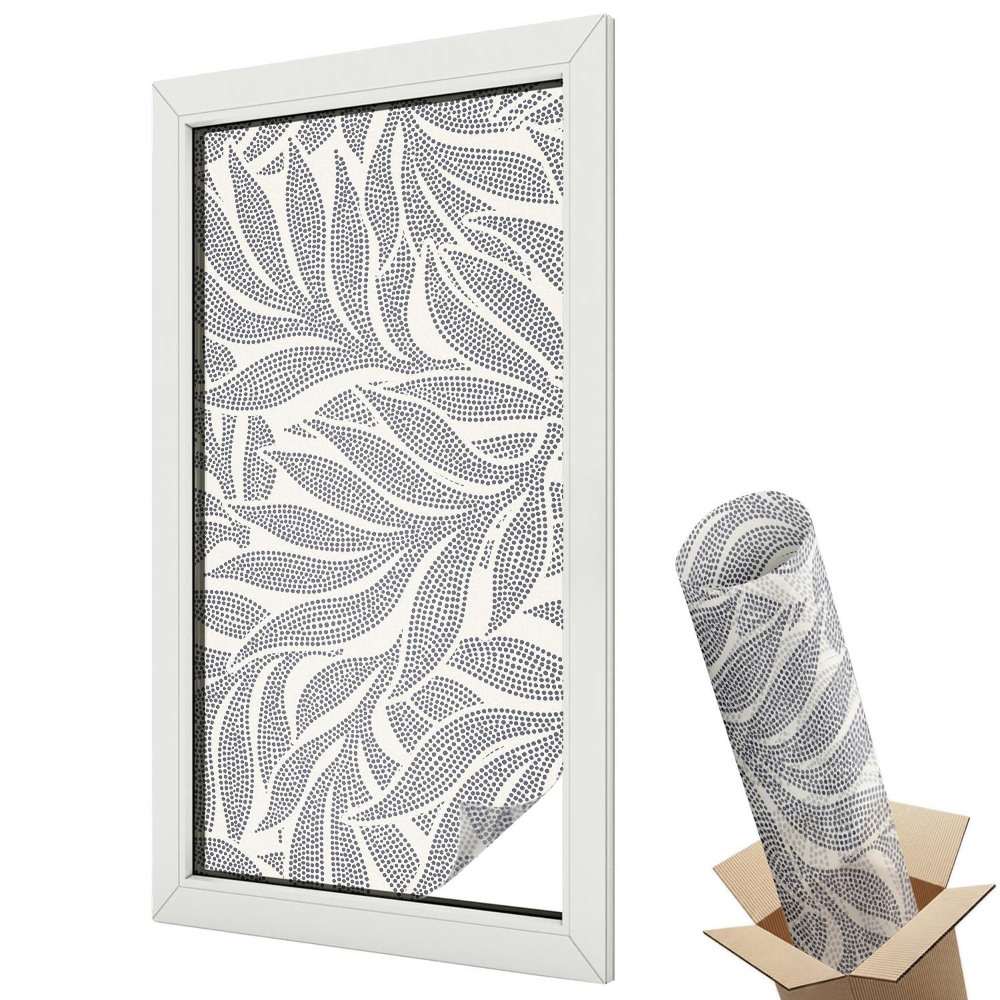 Folie pentru geam Picături de frunze