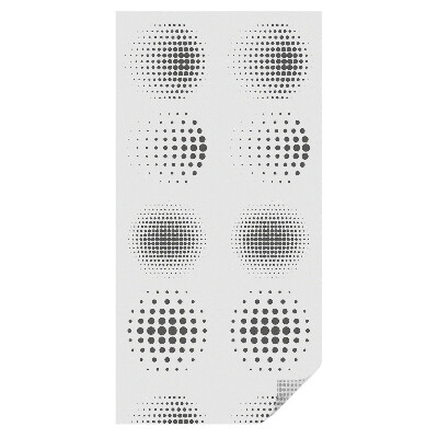 Folie geam protecție solară Cercuri punctate