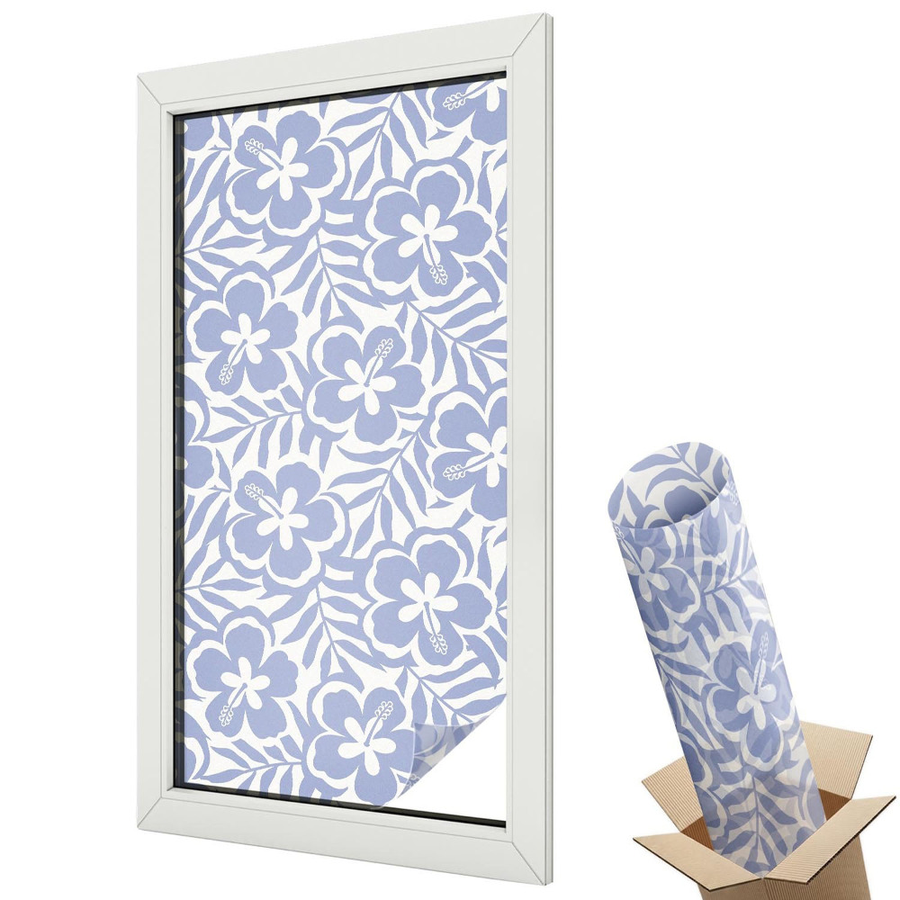 Folie pentru geamuri Flori de hibiscus