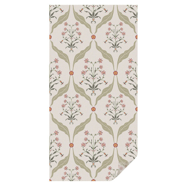 Folie geamuri protecție solară Model floral