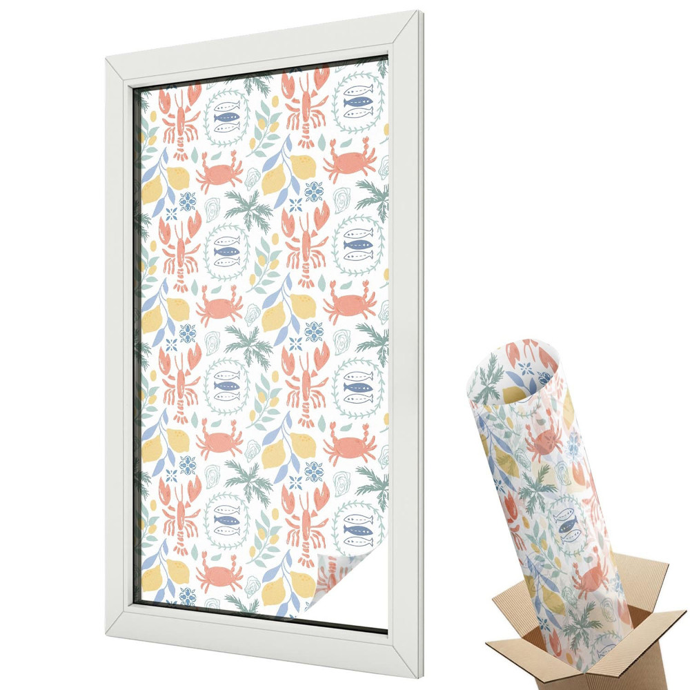 Autocolant geam termopan Motive nautice