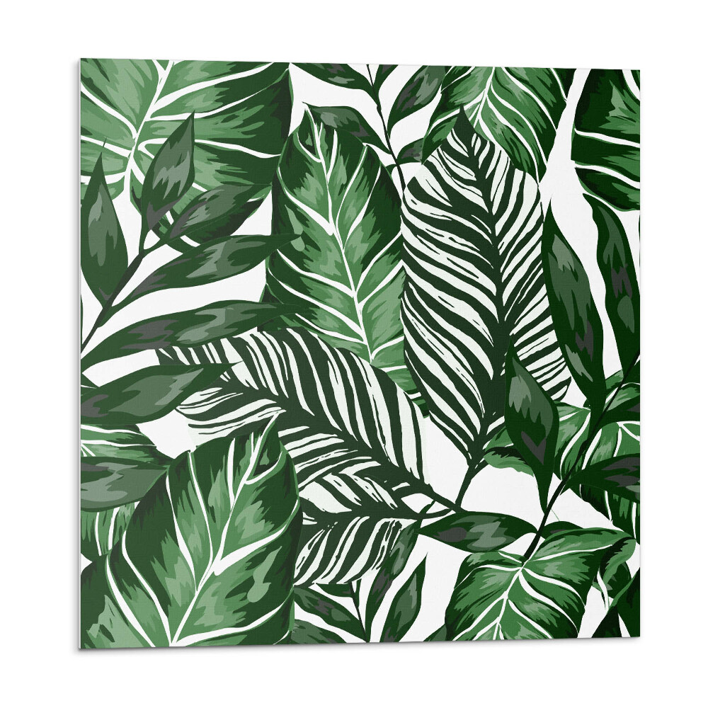 Plăci de vinil Frunze tropicale în model