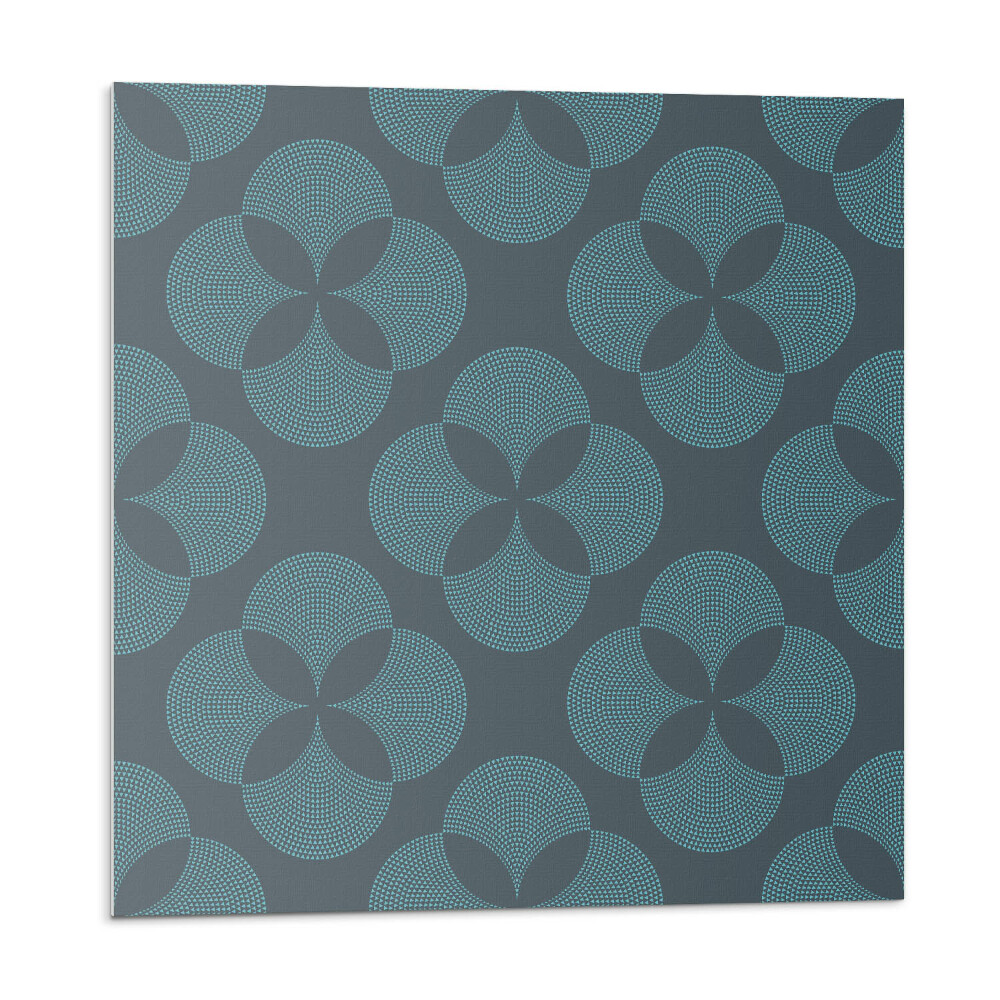 Plăcile de vinil Model floral cu cercuri