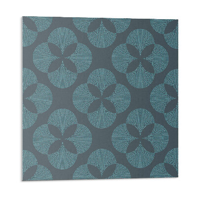 Plăcile de vinil Model floral cu cercuri