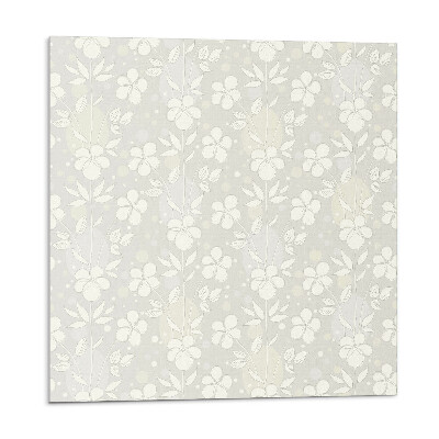 Plăci de vinil Model floral pe fundal