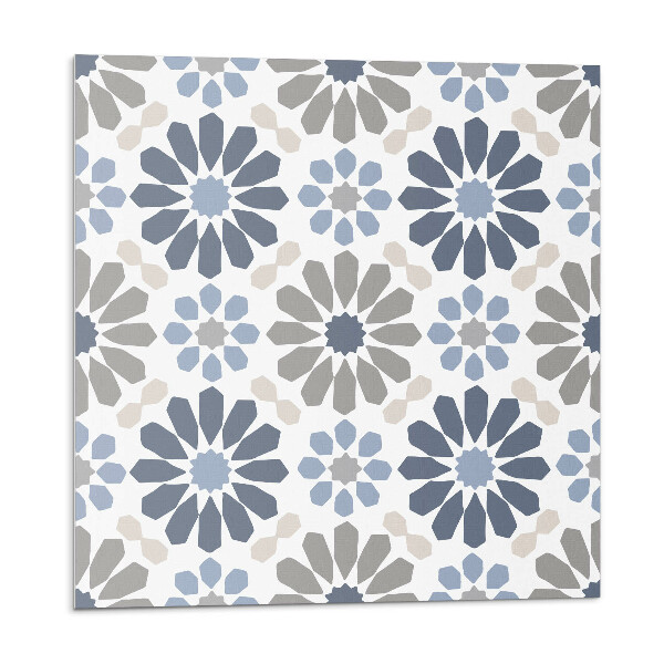 Plăcile de vinil Model floral în simetrie