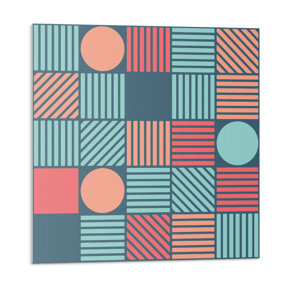 Panouri de vinil PVC Geometrie cu forme colorate