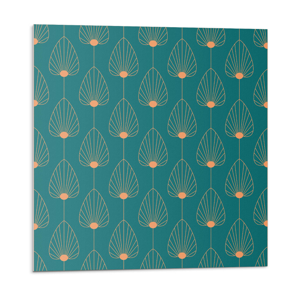 Panouri de vinil PVC Model de frunze cu cercuri