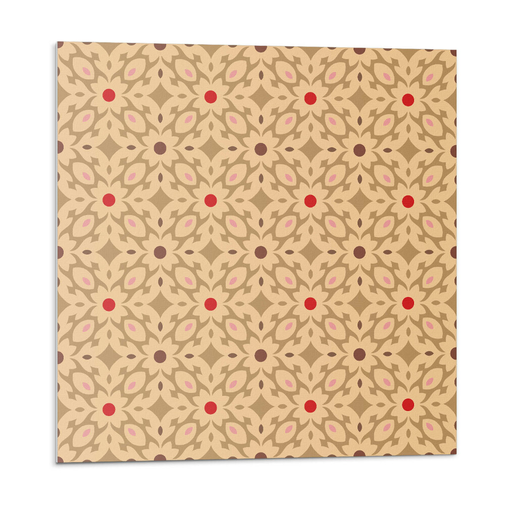 Plăcile de vinil Model floral într-o plasă