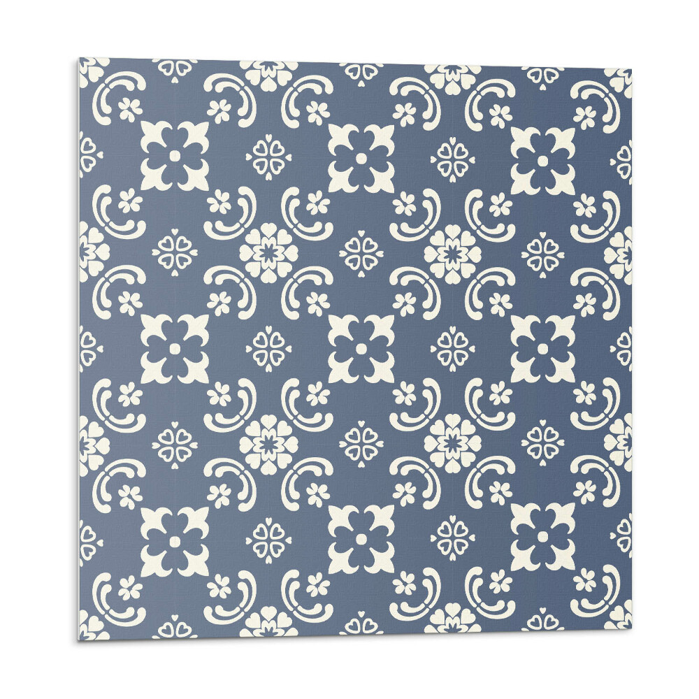 Plăci de vinil Model floral pe fundal