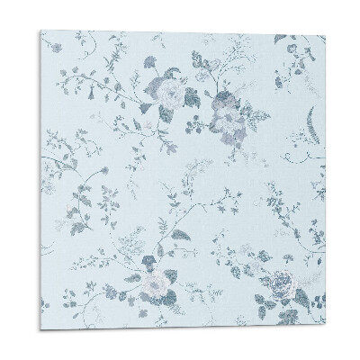 Plăcile de vinil Model floral pe fundal