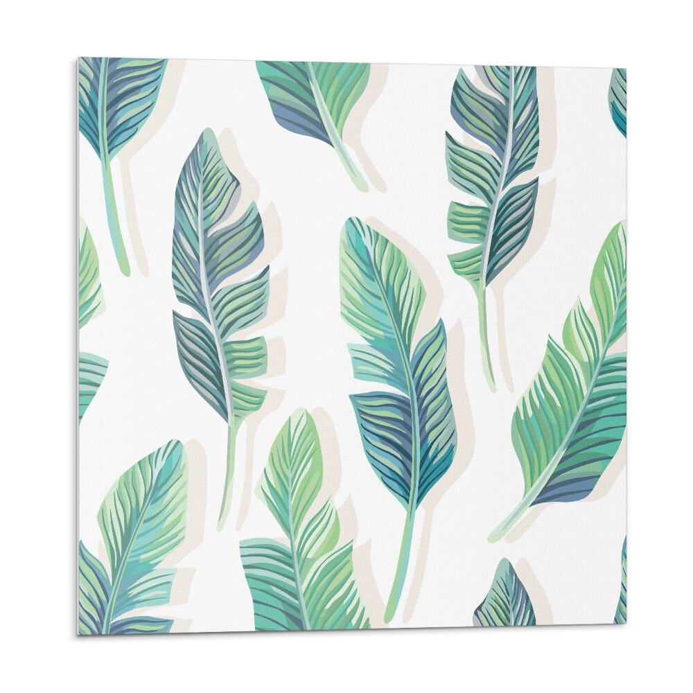 Plăcile de vinil Model de frunze pe fundal