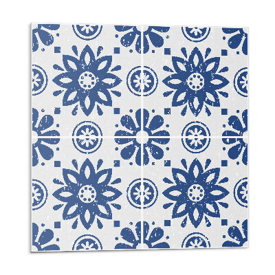 Plăcile de vinil Model floral pe fundal