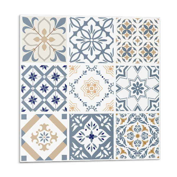 Plăcile de vinil Modele de mozaic în carouri