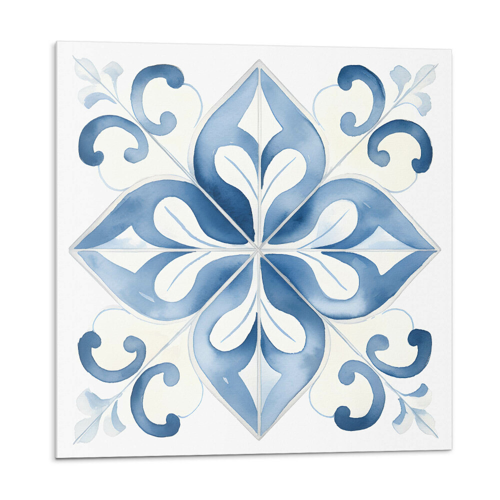 Plăcile de vinil Model floral pe plăci